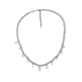 Swarovski 'Dextera Mixed Cut Rhodium Plated' Necklace