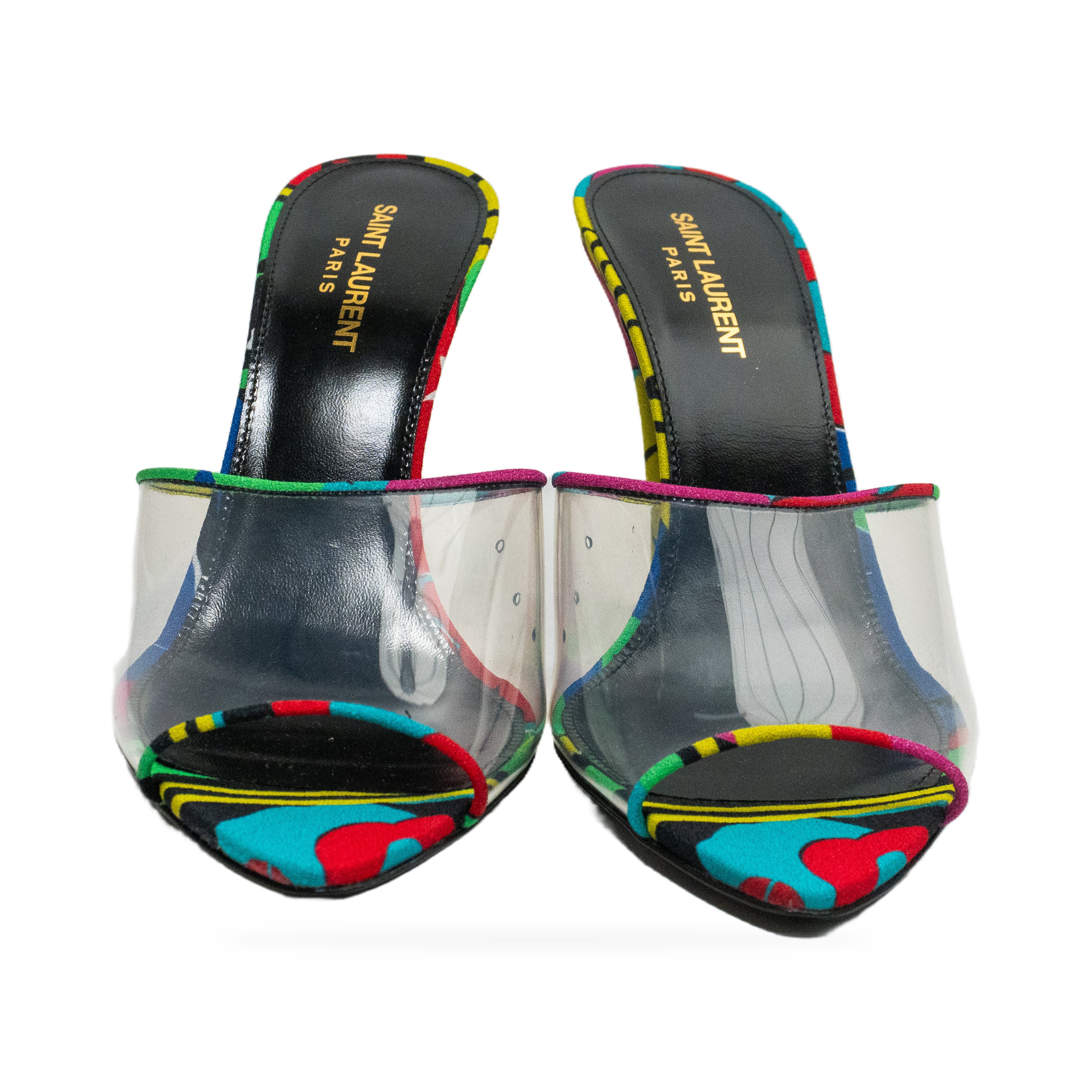 Saint Laurent Multicolour Mules front 2