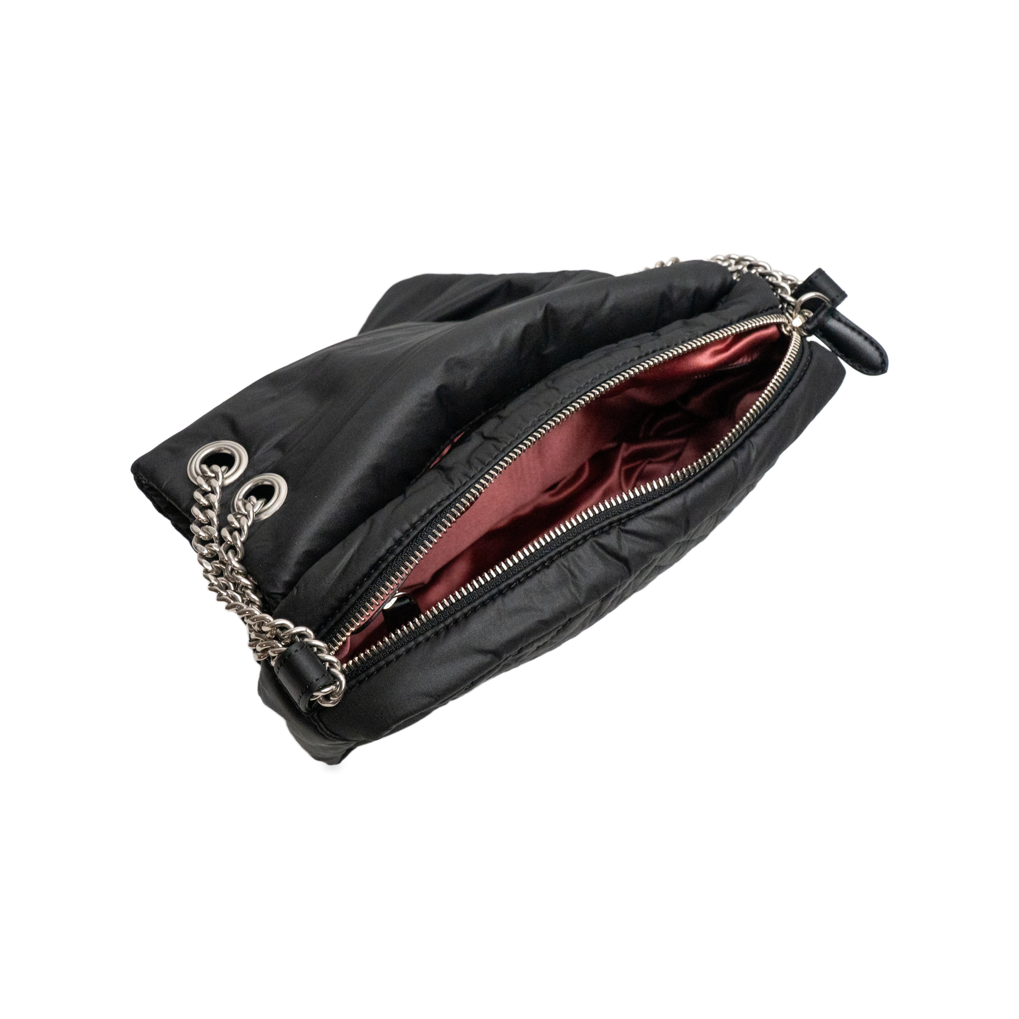 Stella McCartney Black Star Shoulder Bag interior