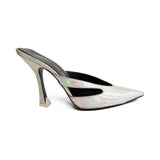 The Attico Silver Mules - Women's 40