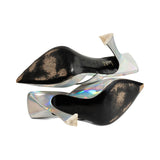 The Attico Silver Mules - Women's 40