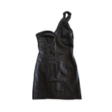 The Mannei Leather Mini Dress - Women's 2
