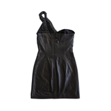 The Mannei Leather Mini Dress - Women's 2