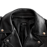 Theory Leather Moto Jacket - Women's S