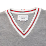 Thom Browne Grey V-Neck Dress - Women's 40