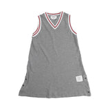 Thom Browne Grey V-Neck Dress - Women's 40