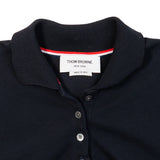 Thom Browne Navy Collard Polo Vest Dress - Women's 40