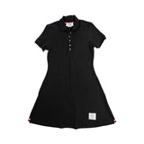Thom Browne Navy Collard Polo Vest Dress - Women's 40