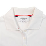 Thom Browne White Collard Polo Vest Dress - Women's 40