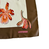 Tiffany & Co. 'Orchirds' Silk Scarf