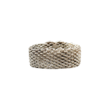 Tiffany & Co. Somerset Mesh Heart Ring - 7