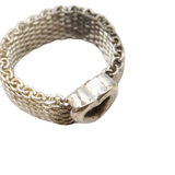 Tiffany & Co. Somerset Mesh Heart Ring - 7