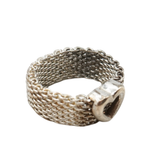 Tiffany & Co. Somerset Mesh Heart Ring - 7