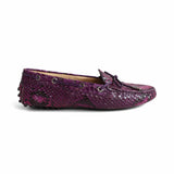 Tod's Python Bow Loafers - Women's 39.5