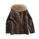 Umber Ferri Snakeprint Jacket - Women's 40
