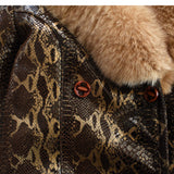 Umber Ferri Snakeprint Jacket - Women's 40