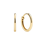 Mejuri 'Mini Hoop' 14K White Gold Earrings