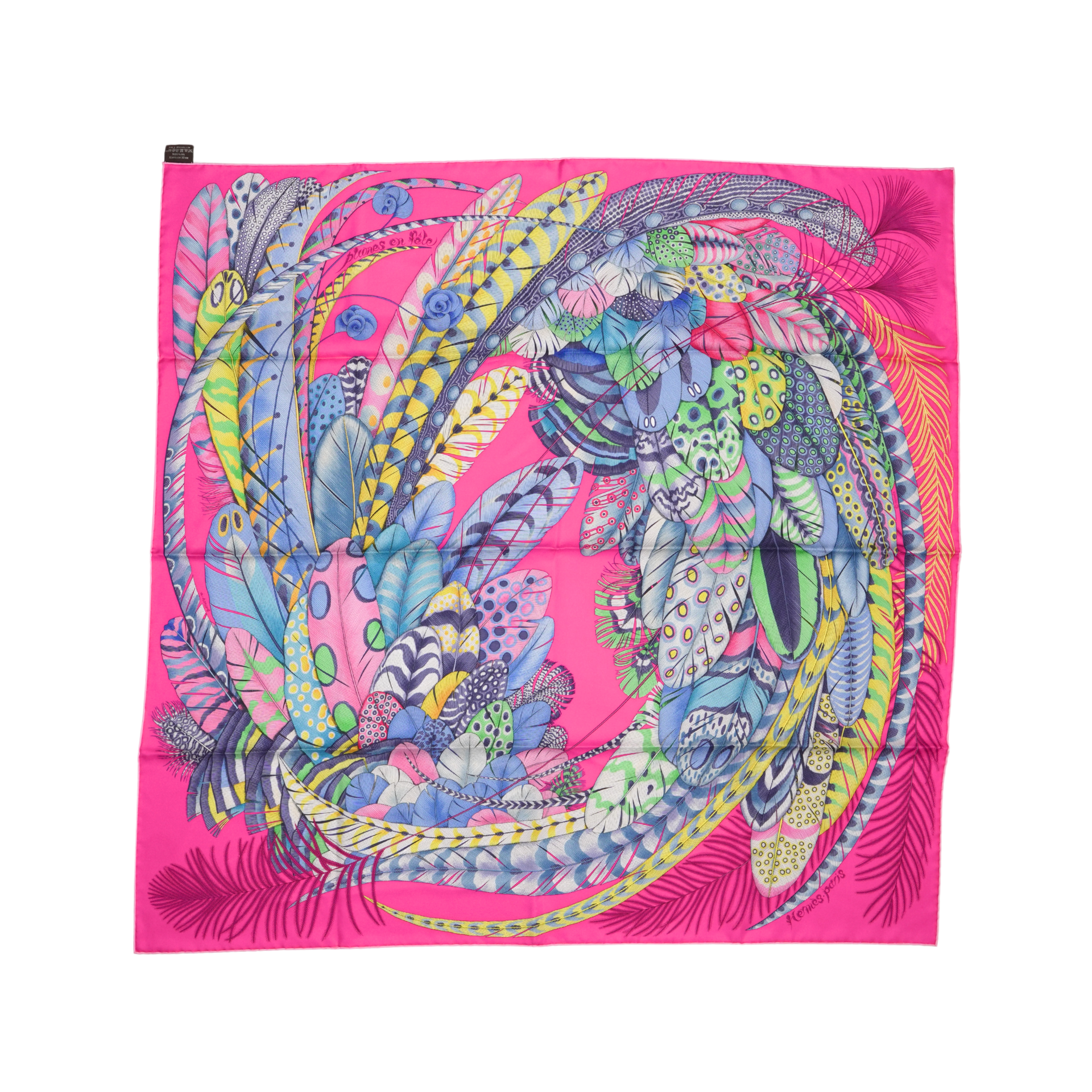 Hermes 'Plumes En Fete' Silk Scarf – Fashionably Yours