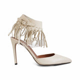 Valentino 'Fringe Trim D'Orsay' Heels - Women's 37.5