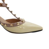 Valentino Garavani 'Rockstud Patent Caged Pumps' - Women's 36.5