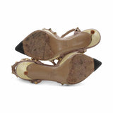 Valentino Garavani 'Rockstud Patent Caged Pumps' - Women's 36.5