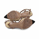 Valentino Garavani 'Rockstud Patent Caged Pumps' - Women's 36.5