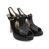 Valentino Peep-Toe Heels - Women's 37