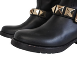 Valentino 'Rockstud' Moto Boots - Women's 37.5