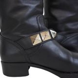 Valentino 'Rockstud' Moto Boots - Women's 37.5