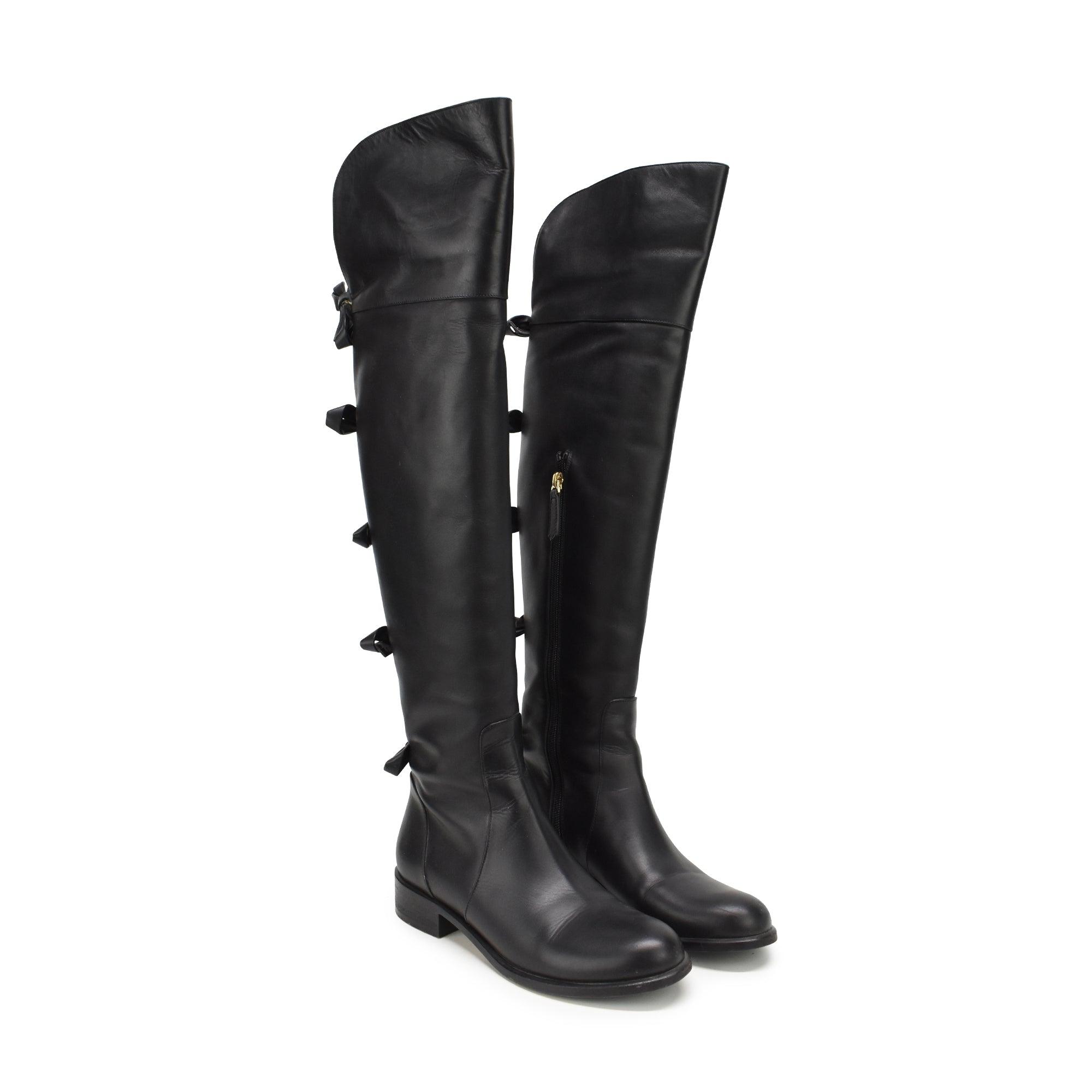 Valentino Knee High Boots - Women's 36 - Fashionably Yours
