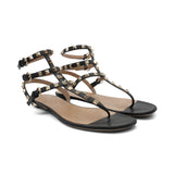 Valentino Rockstud Gladiator Sandal - Women's 39