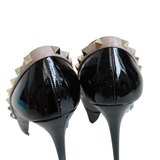 Valentino Rockstud Peep Toe Heels - Womens' 38