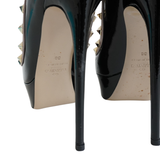 Valentino Rockstud Peep Toe Heels - Womens' 38