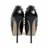Valentino Rockstud Peep Toe Heels - Womens' 38