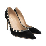 Valentino 'Rockstud' Suede Pumps - Women's 39