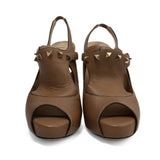 Valentino Peep-Toe Heels - Women's 36