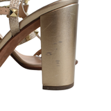 Valentino 'Rockstud' Block Heel Sandals - Women's 40