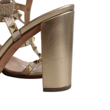 Valentino 'Rockstud' Block Heel Sandals - Women's 40