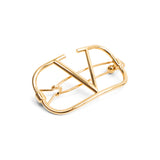 Valentino 'V Logo' Signature Hair Clip