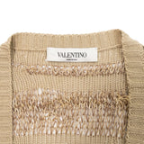 Valentino Beige Knit Cardigan - Women's M