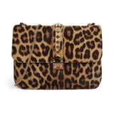 Valentino 'Glam Lock' Leopard Shoulder Bag