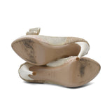 Valentino 'Bow D'Orsay Lace' Heels - Women's 38