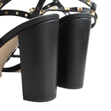 Valentino 'Rockstud' Block Heel Sandals - Women's 40