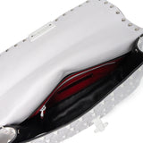 Valentino 'Rockstud' Spike Monochromatic Flap Handbag