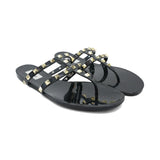 Valentino Rockstud Flip Flops - Women's 40