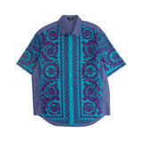 Versace 'Barocco' Checked Shirt - Men's 50