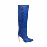 Paris Texas Croc-Embossed Boots - Women's 37