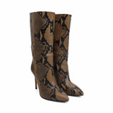 Paris Texas Snake Print Boots - Women's 36.5