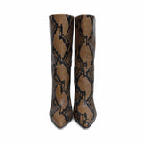 Paris Texas Snake Print Boots - Women's 36.5