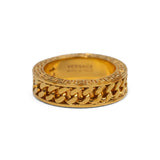 Versace Chain Link Ring